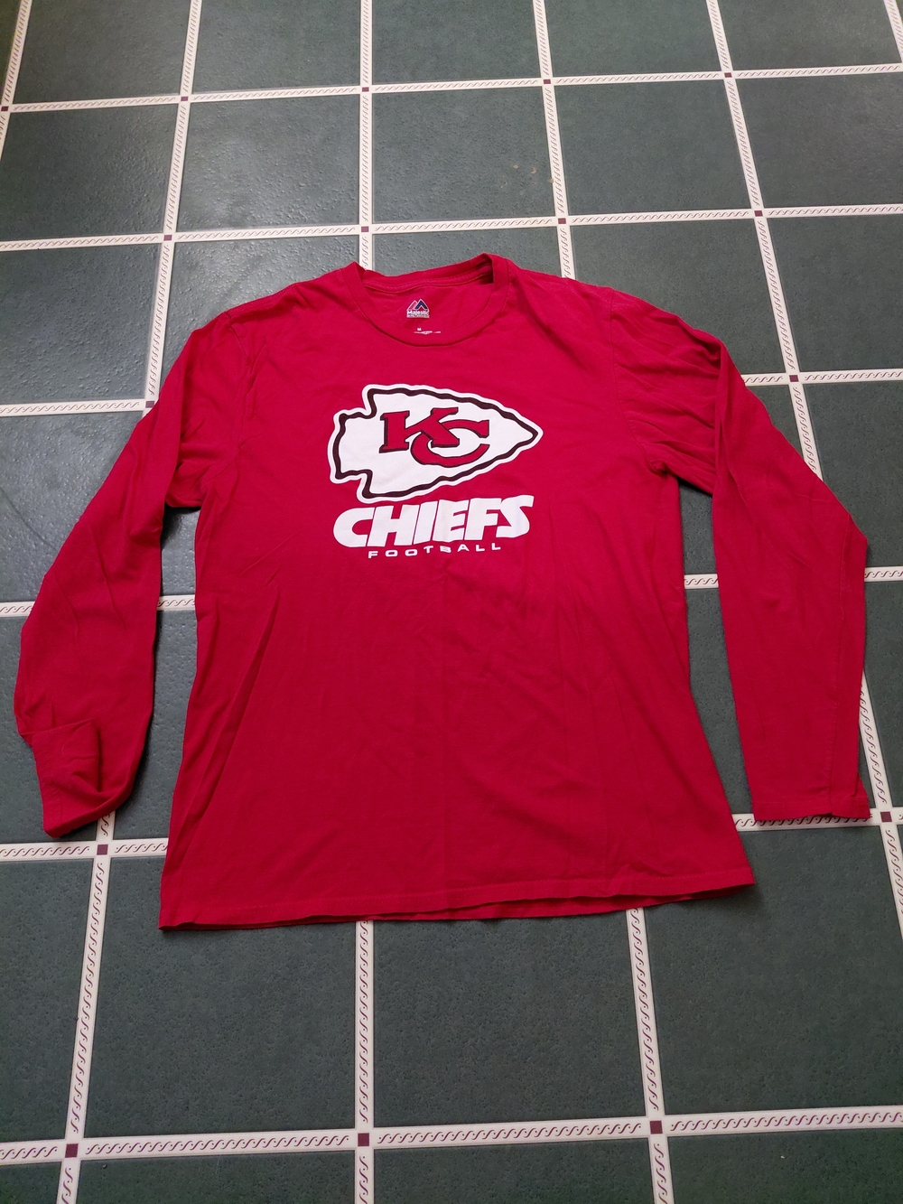 Kansas City Chiefs Red Long-Sleeve Tee - Majestic NFL